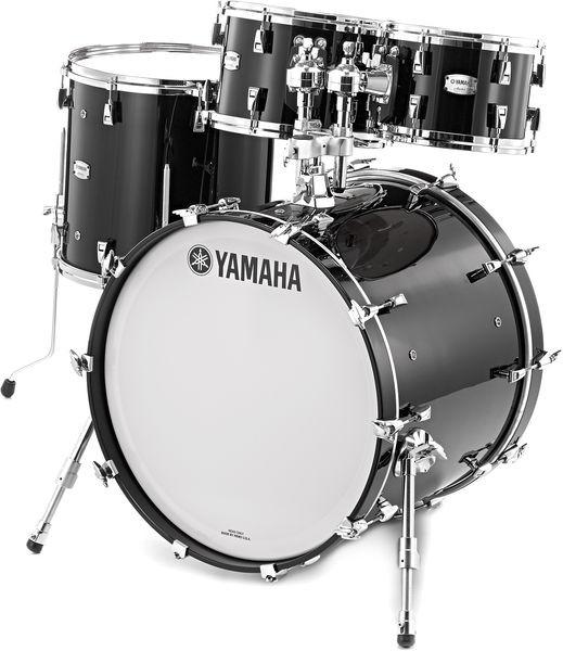 Yamaha absolute hybrid maple standard 22 solid black batteria acustica
