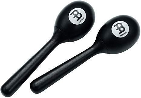MEINL PEMBK Plastic Egg Maracas, Black