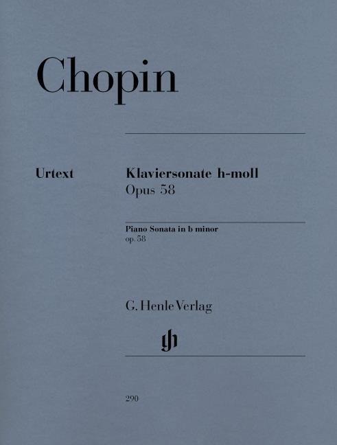 CHOPIN KLAVIERSONATE H MOLL OP.58 PIANO SONATA IN Bb 14<br />