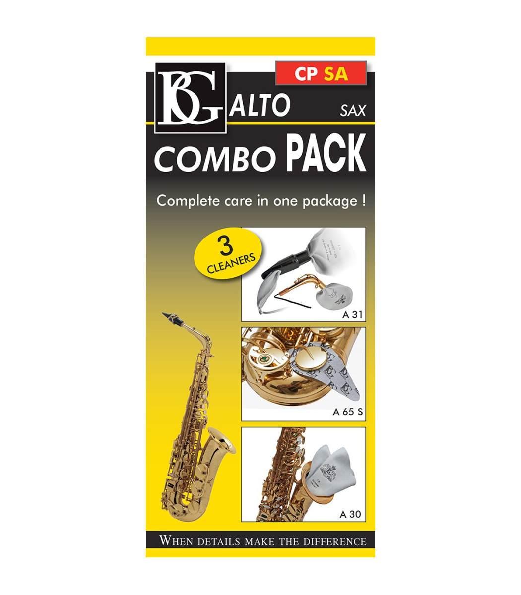 Bg cpsa combo pack sax alto set panni pulizia