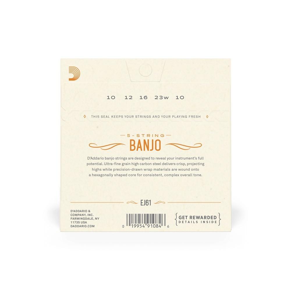 D'addario ej61 set di corde per banjo