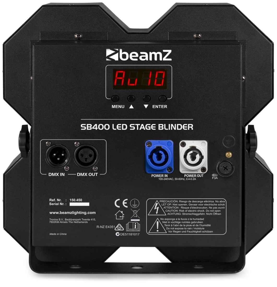 BEAMZ SB400 Stage Blinder 4way 4x50W LED