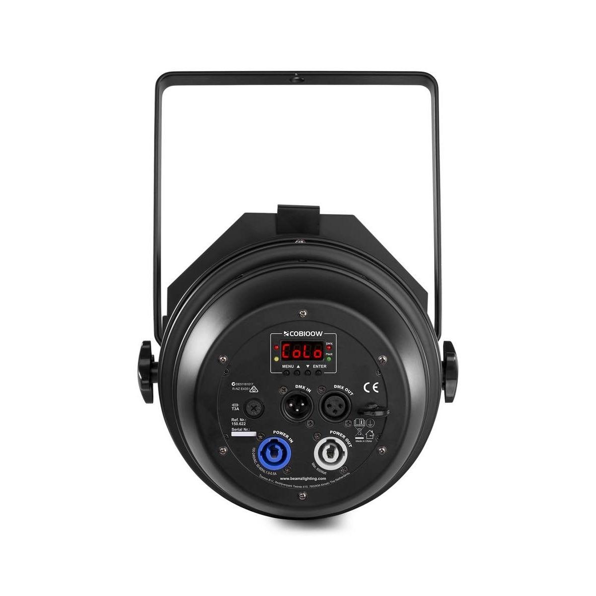 BEAMZ COB100W PAR light Zoom DMX100W 3k