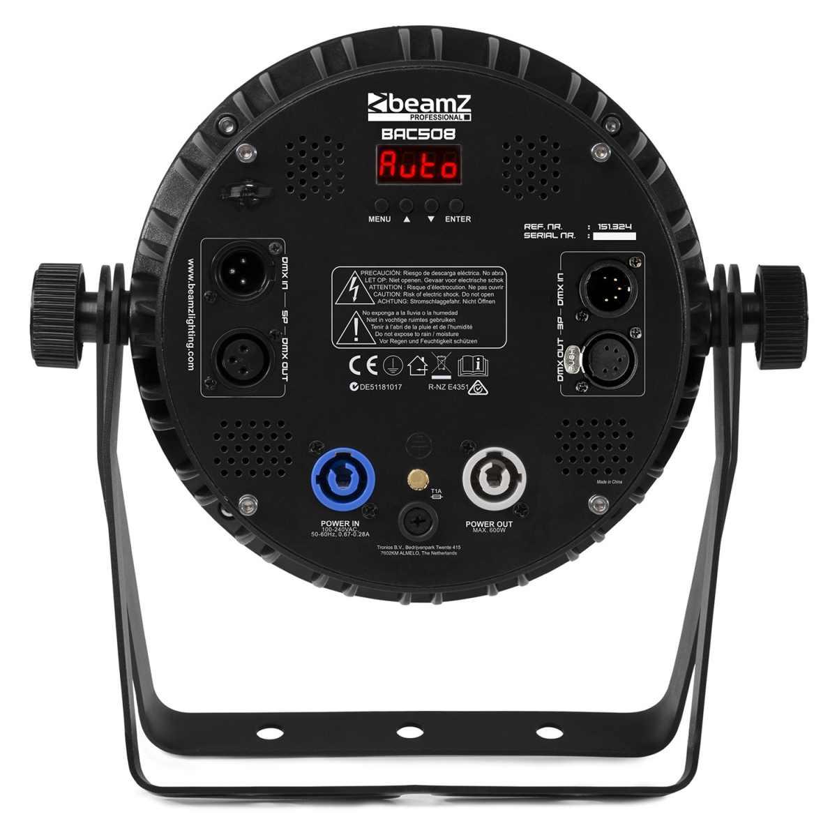 BEAMZ BAC508 ProPar Alu 12x14W 7in1 IP65