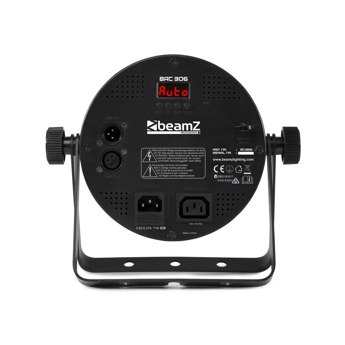 BEAMZ BAC306 ProPar Alu12 x12W6-1RGBWA-UV