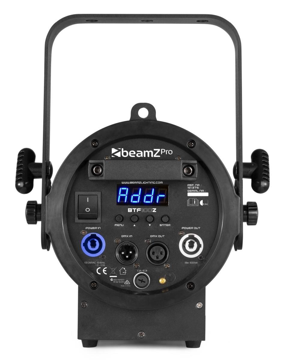 BEAMZ BTF100Z Fresnel Zoom 100W White LED