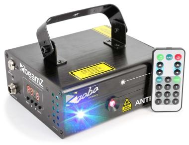 BEAMZ Anthe II Double Laser RGB Gobo DMX