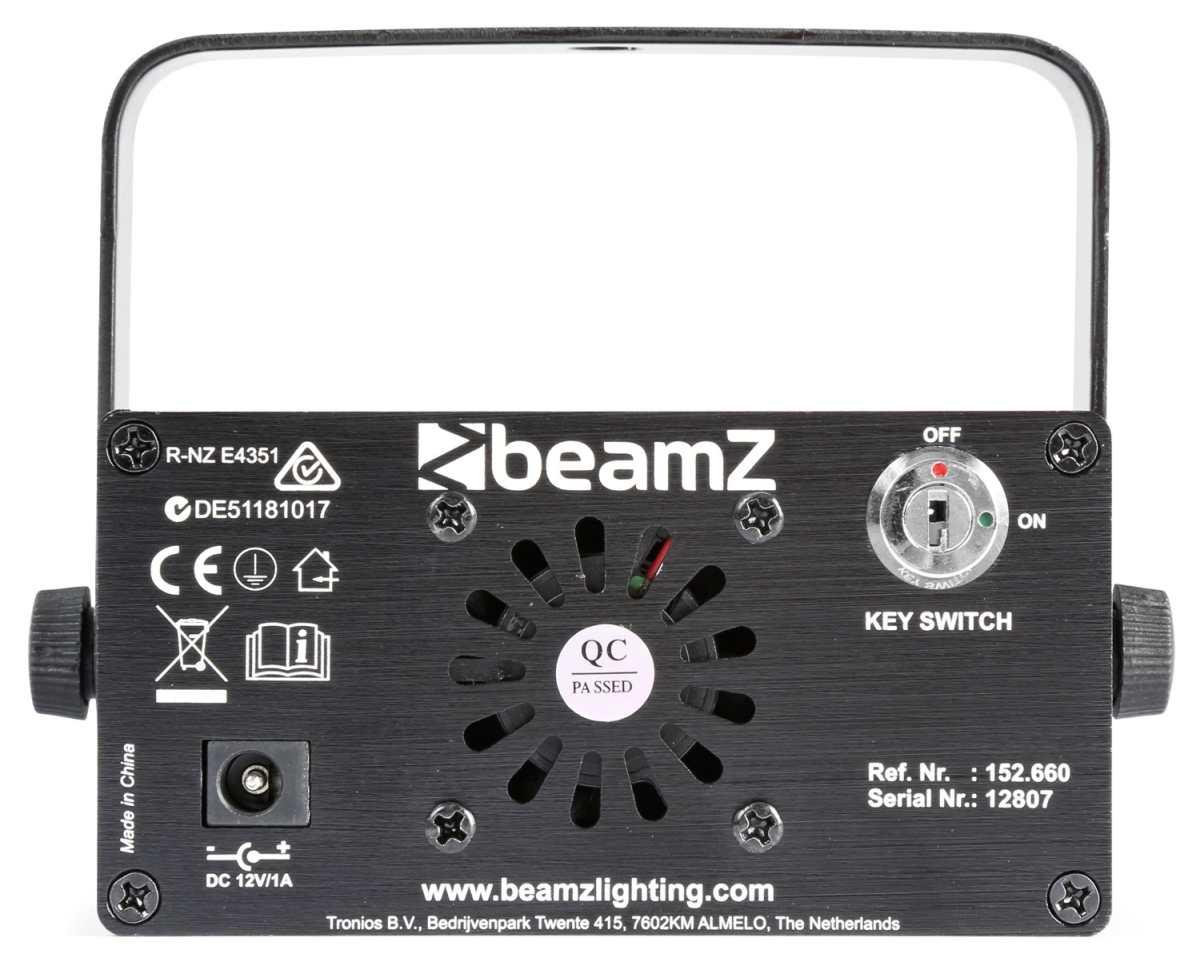 BEAMZ Bianca Double Laser RGB Gobo IRC