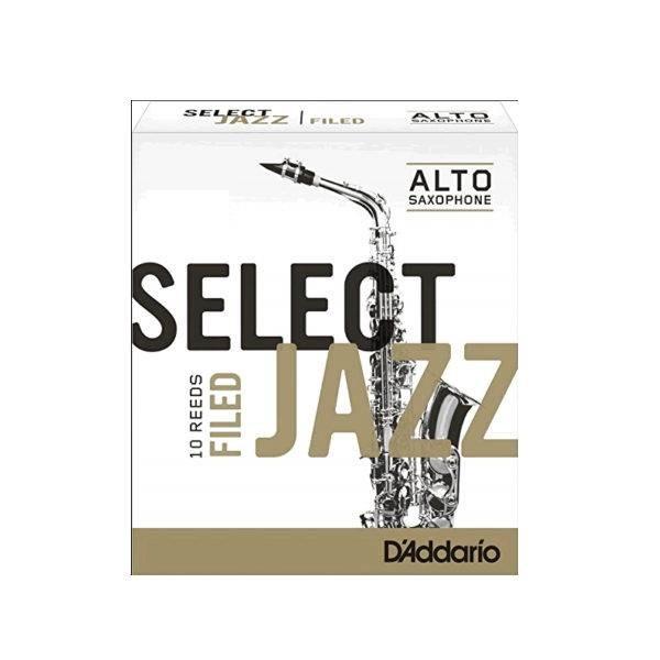 D'addario select jazz 10 ance sax alto filed n.2h