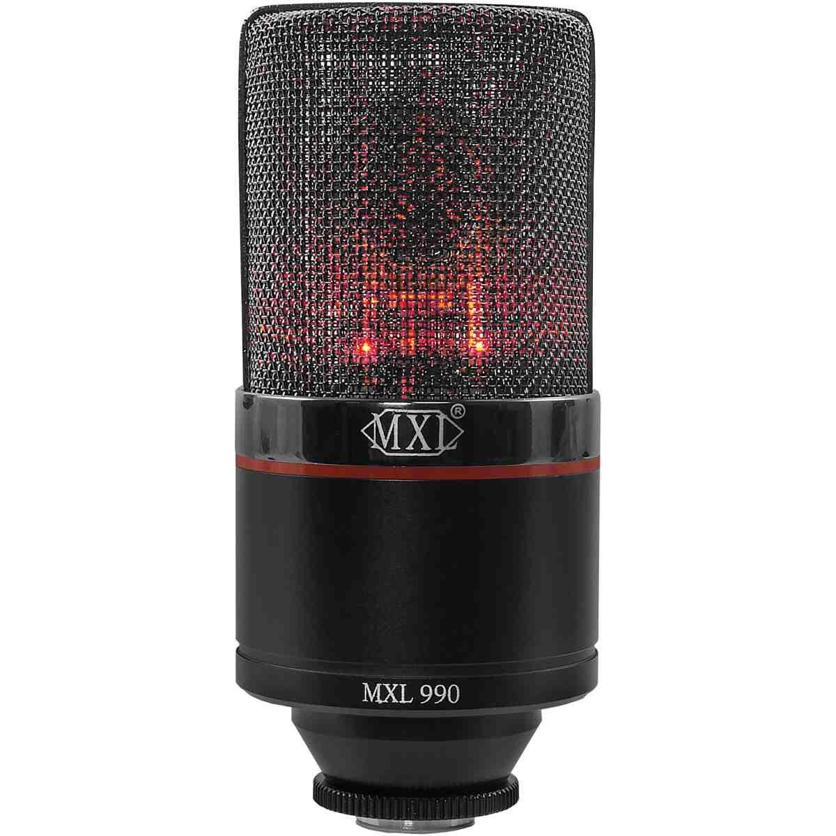 Mxl 990 blaze microfono a condensatore per voce red led