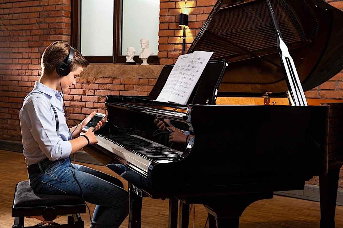 Sistema Adsilent per pianoforte a coda