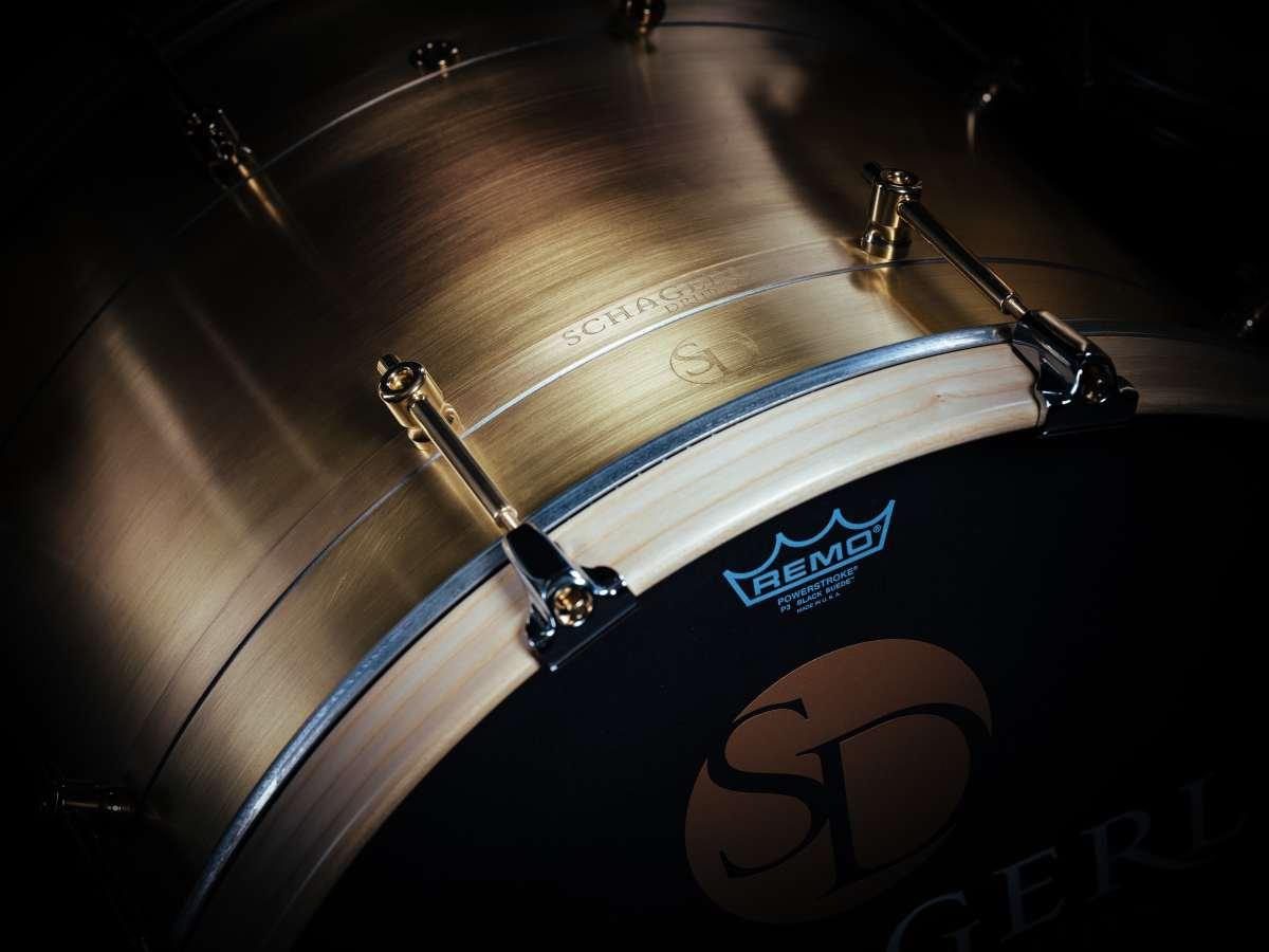 Schagerl Brass Series Rock Kit (shell set) 22 x16, 16x15, 12x08 - RAW