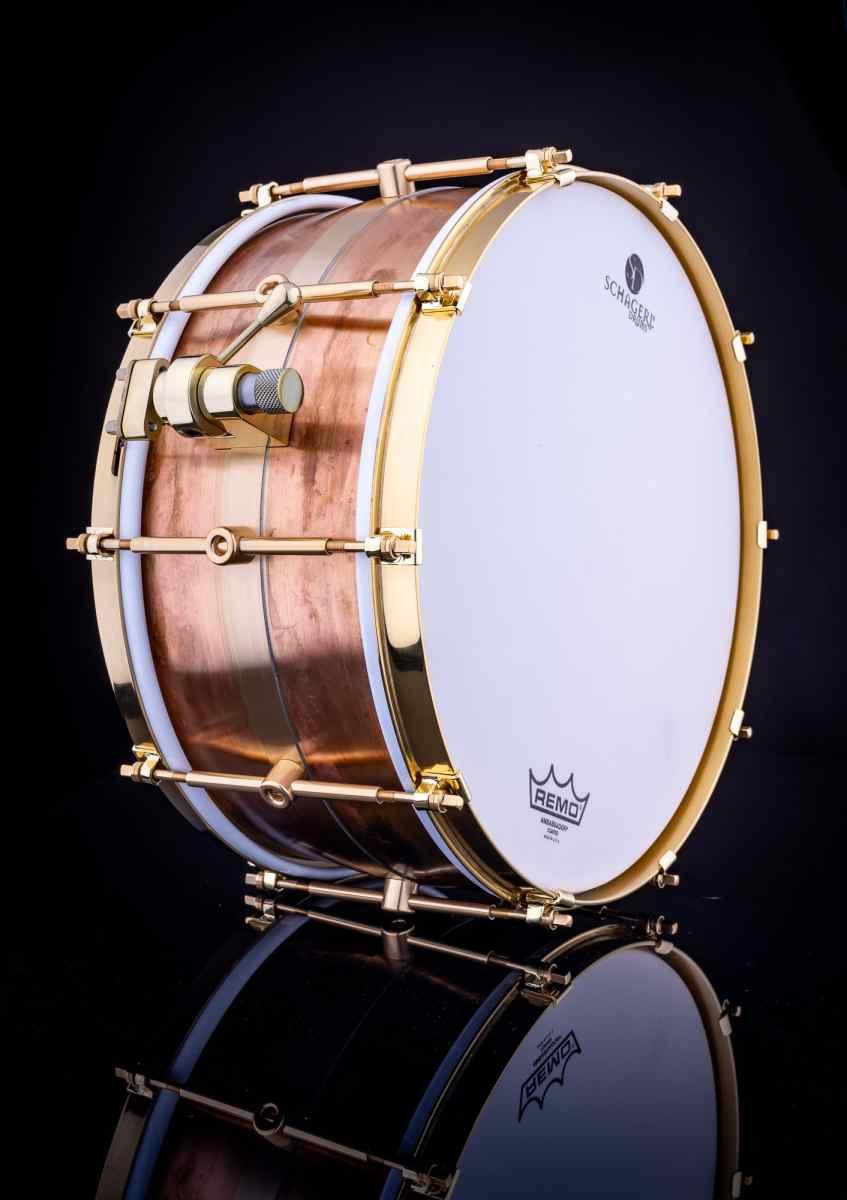 Schagerl gold brass raw rullante 14x5