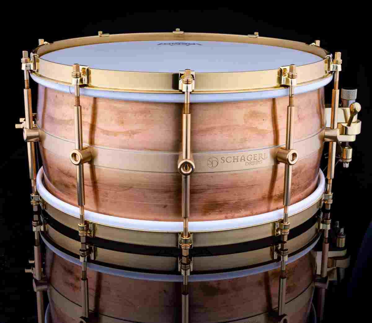 Schagerl gold brass raw rullante 14x6,5