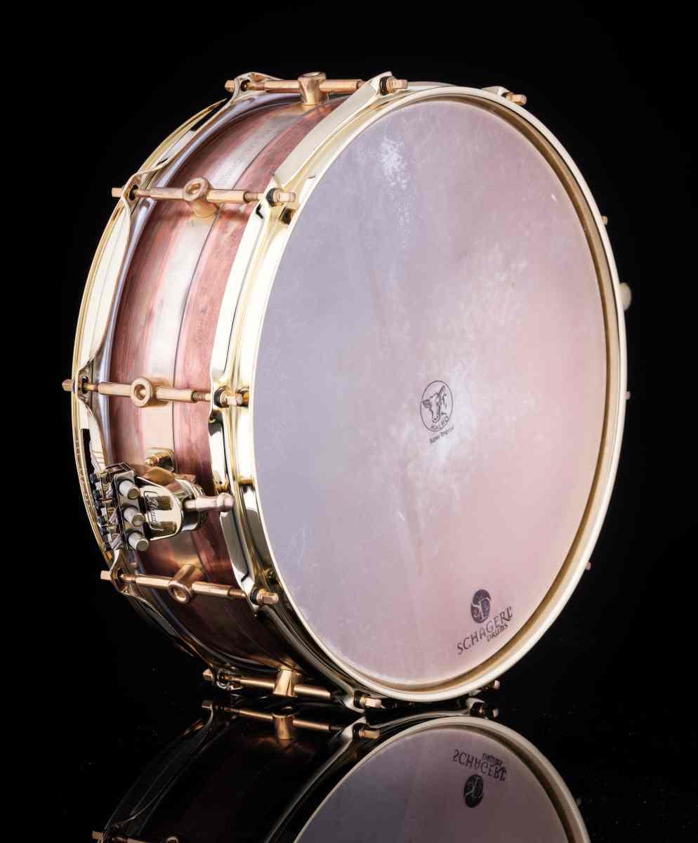 Schagerl berliner philharmoniker 2014 copper rullante 14x5 + kalfo super timpani head