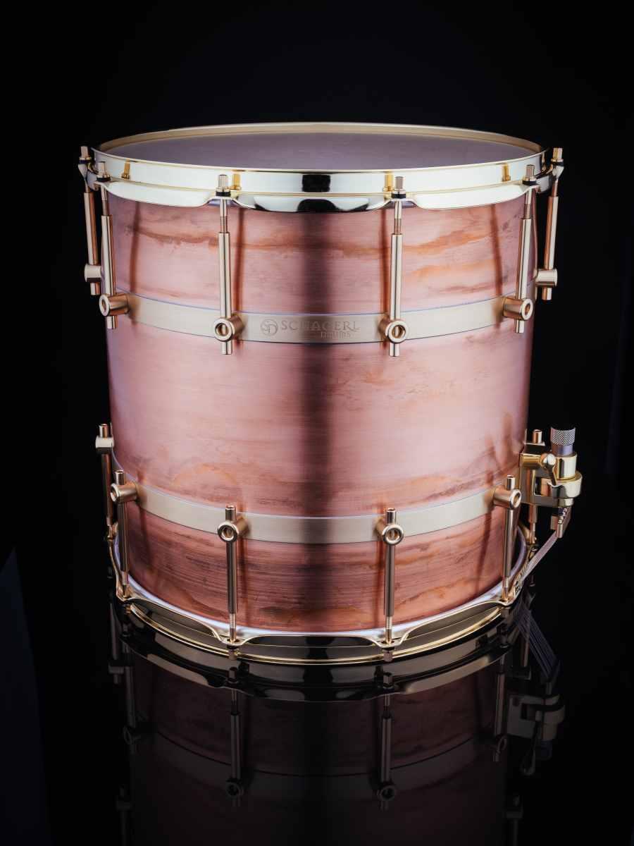 Schagerl orchestral ruhrtrommel copper rullante 14x14