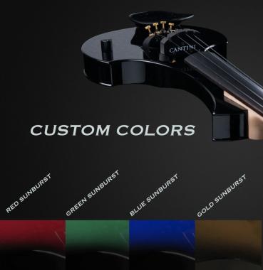 Violino elettrico Cantini Earphonic 4 corde Custom Colors