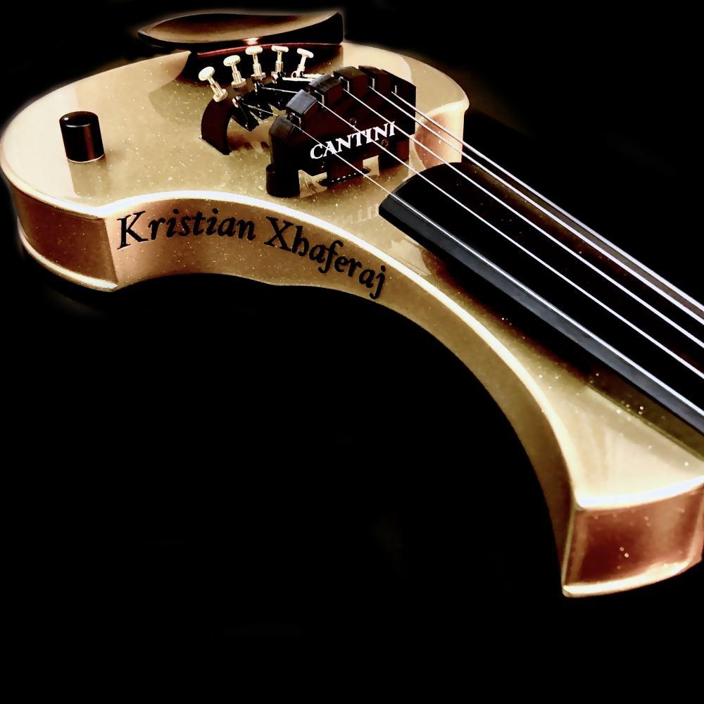 Violino elettrico Cantini Earphonic 5 corde Custom Gold Signature