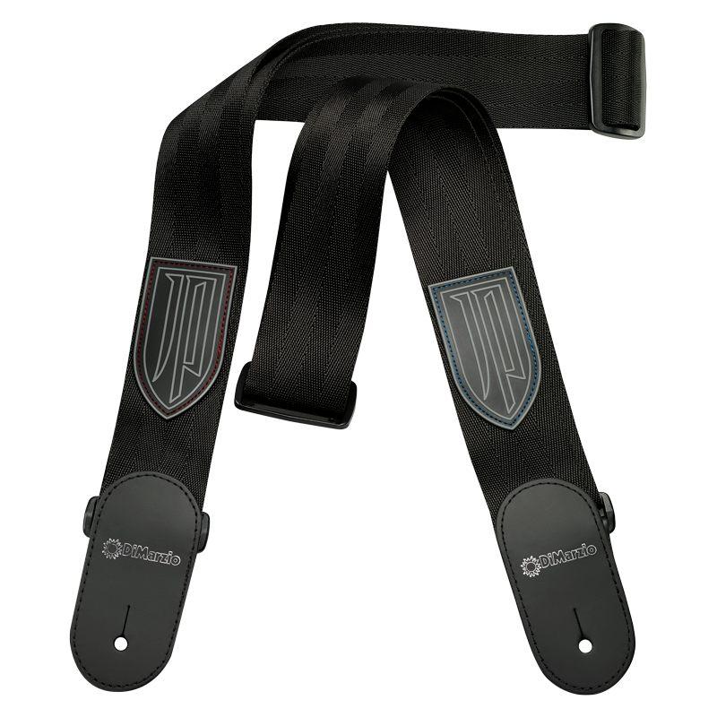 DIMARZIO DD3100JPBKRD John Petrucci Signature - Nylon Standard - nero con cuciture rosse