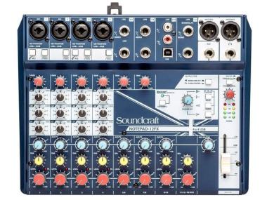 Soundcraft notepad 12fx mixer usb