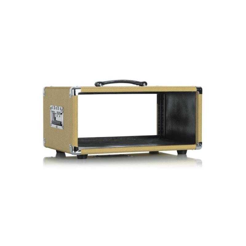 GATOR CASES GR-RETRORACK-4TW - Retro Rack da 4U, profondità 12,5" - Tweed