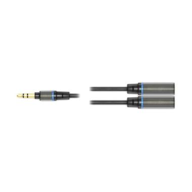 IK MULTIMEDIA iLine Headphone Splitter - cavo jack stereo da 1/8" maschio/due jack stereo 1/4" femmina
