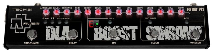 TECH21 Paul Landers PL1 Signature Fly Rig - pedale multi effetto per chitarra