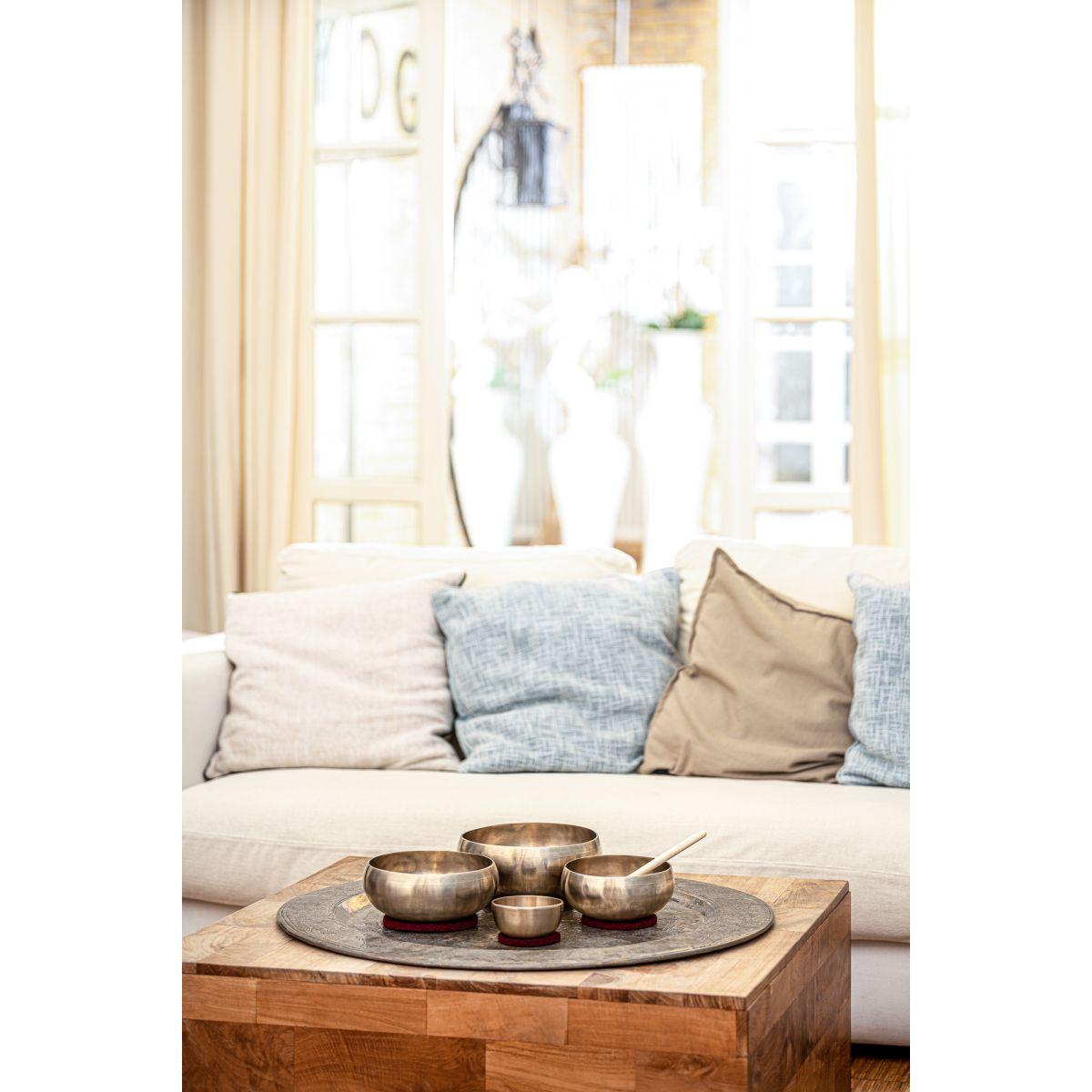 Sonic energy sb-c-2700 set campane tibetane da 4 pezzi cosmos therapy 250/650/800/1000 g