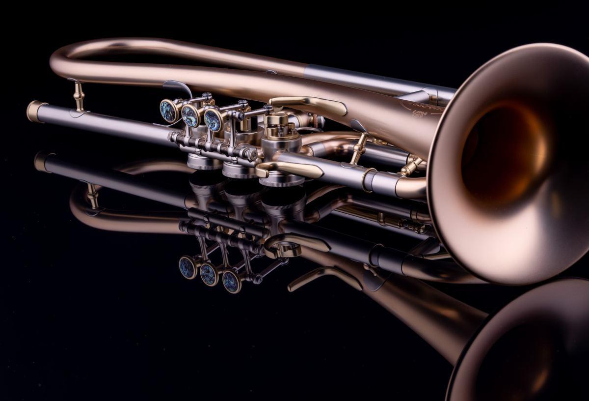 SCHAGERL Gansch Horn Goldbrass Light ML MEISTER SILVER