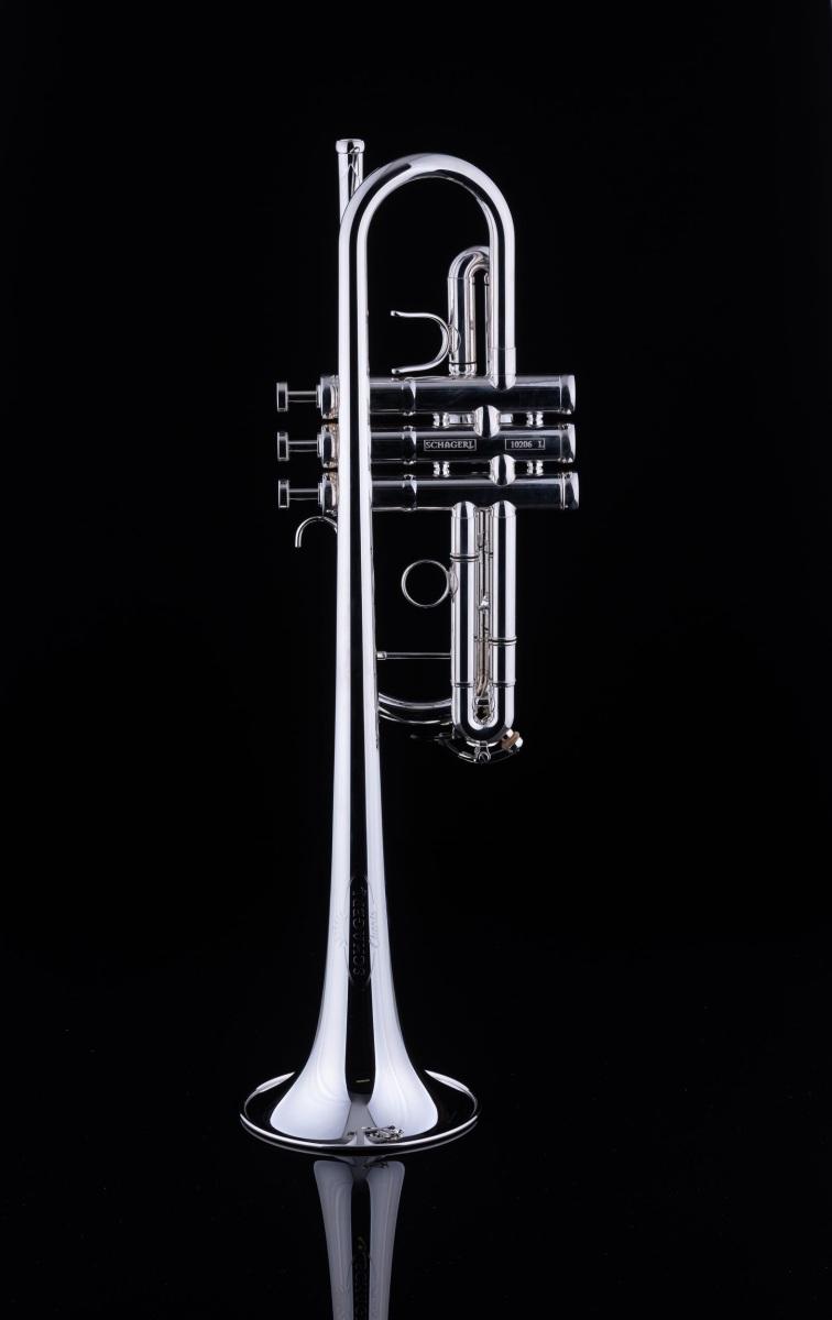 Schagerl 1961 l ms tromba in do silver plated