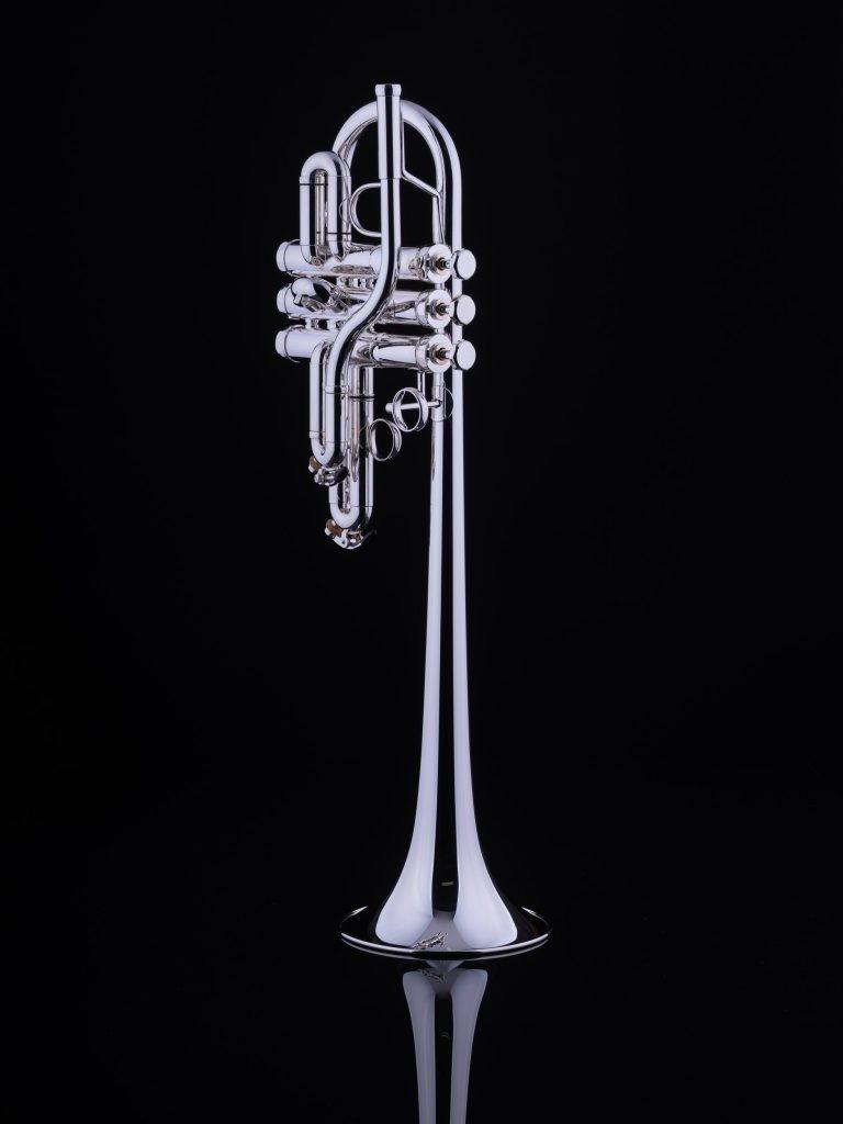 SCHAGERL PHOIBE MEISTER TROMBA IN Eb SILVER PLATED SN 11497ML