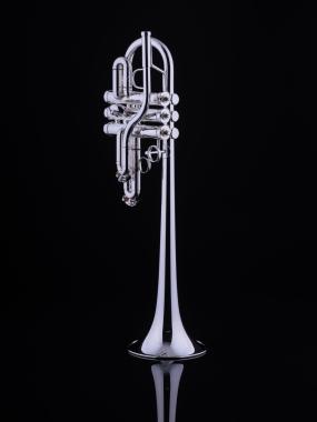 SCHAGERL PHOIBE MEISTER TROMBA IN Eb SILVER PLATED SN 11497ML