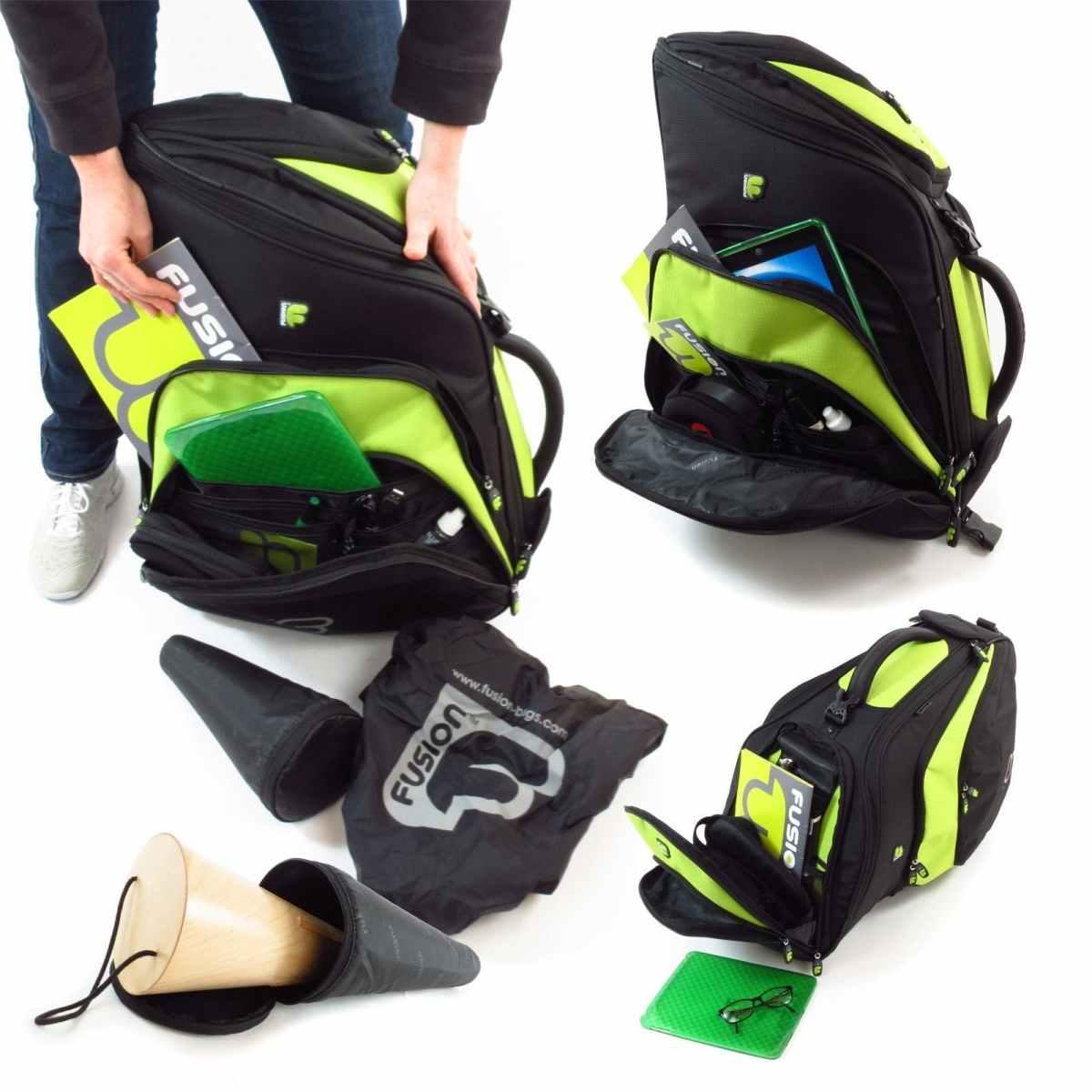 FUSION PB-10-O Corno Francese Pro (Campana Fissa) Black/Orange