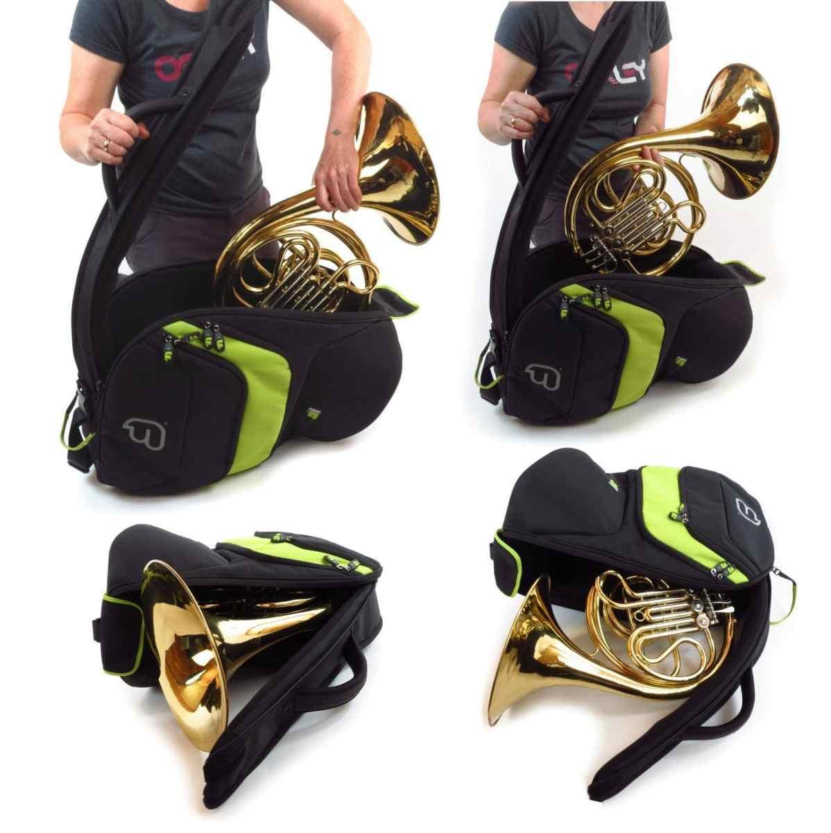 FUSION PB-11-B Corno Francese (Campana Fissa)  Black/Blue