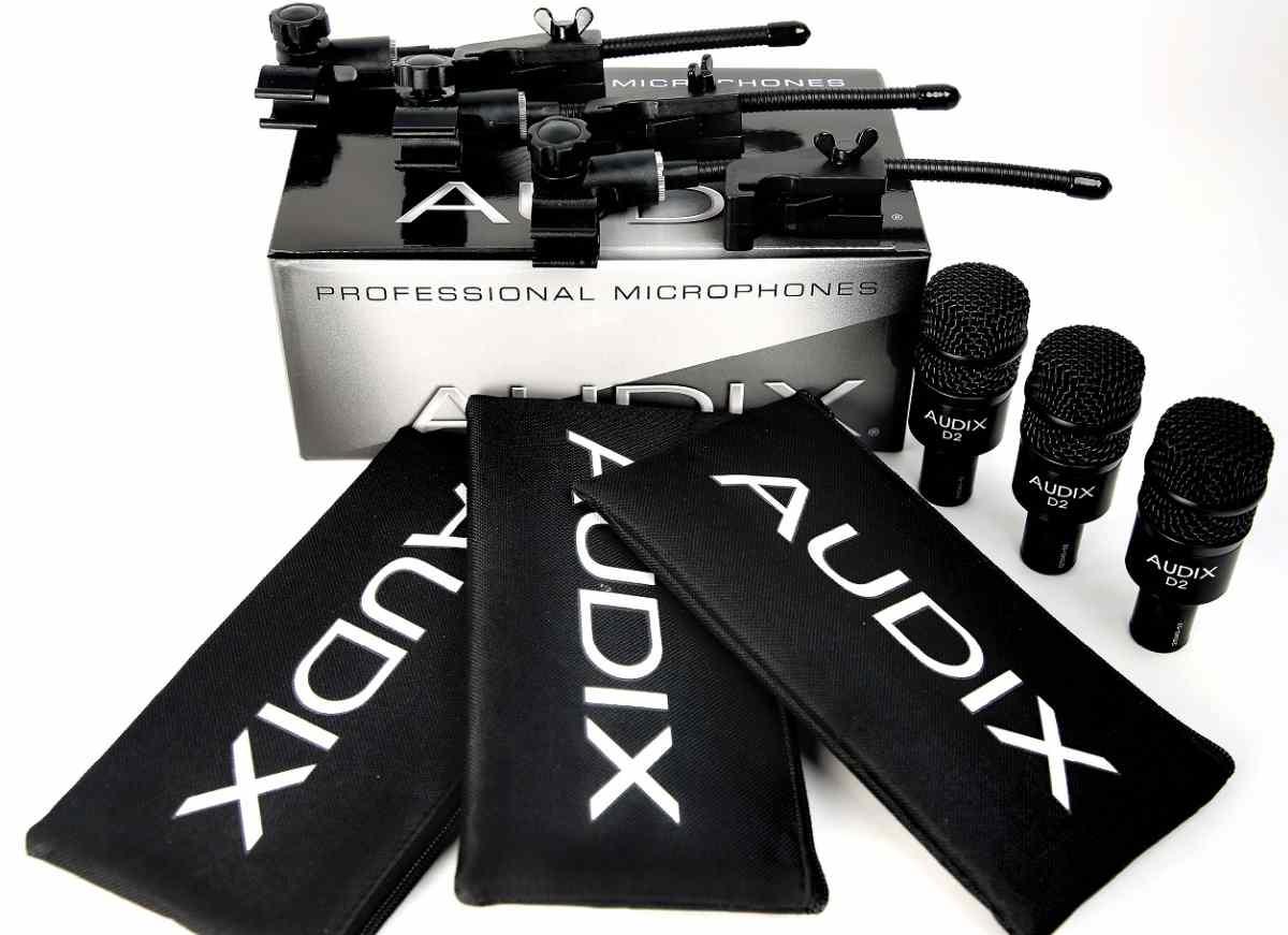 Audix d2 trio set 3 microfoni per strumento