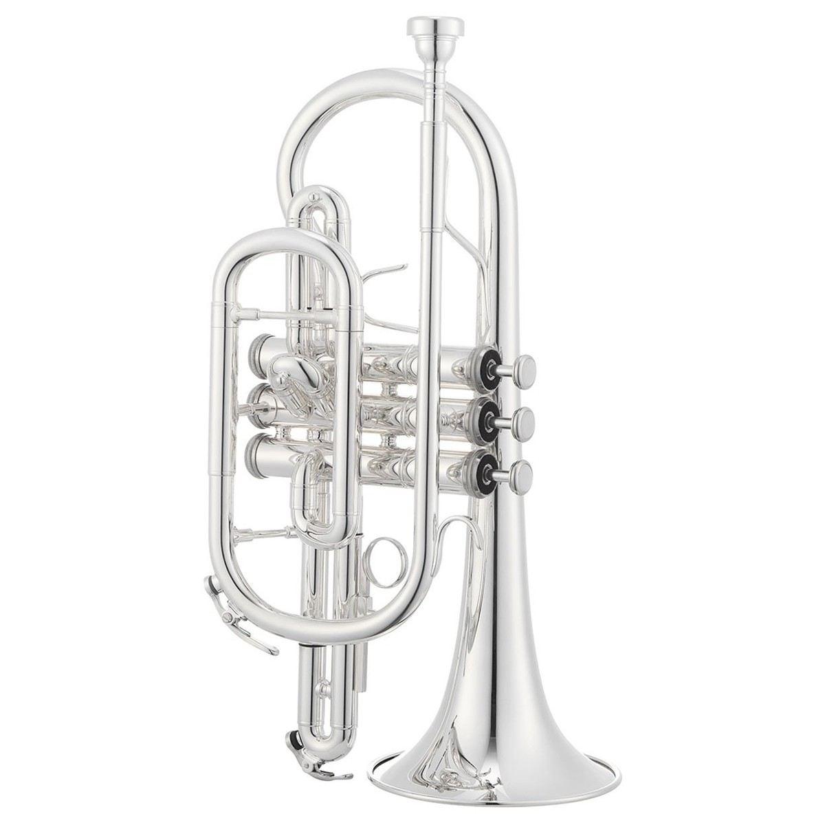 JUPITER JCR700SQ cornetta in Sib silver plated