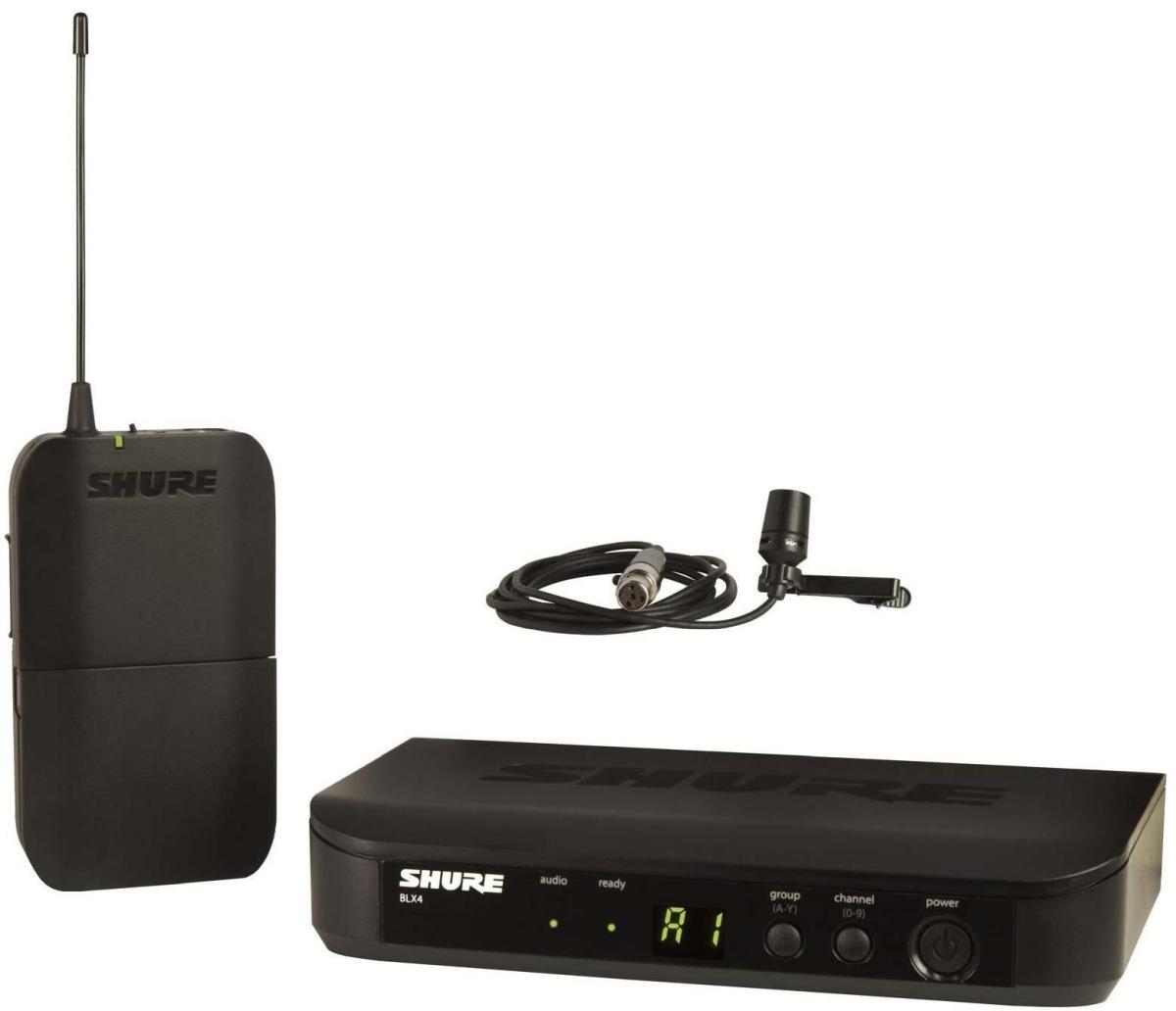 SHURE BLX14E-CVL Sistema wireless BLX4E, BLX1, lavalier CVL-B/C-TQG. (M17)