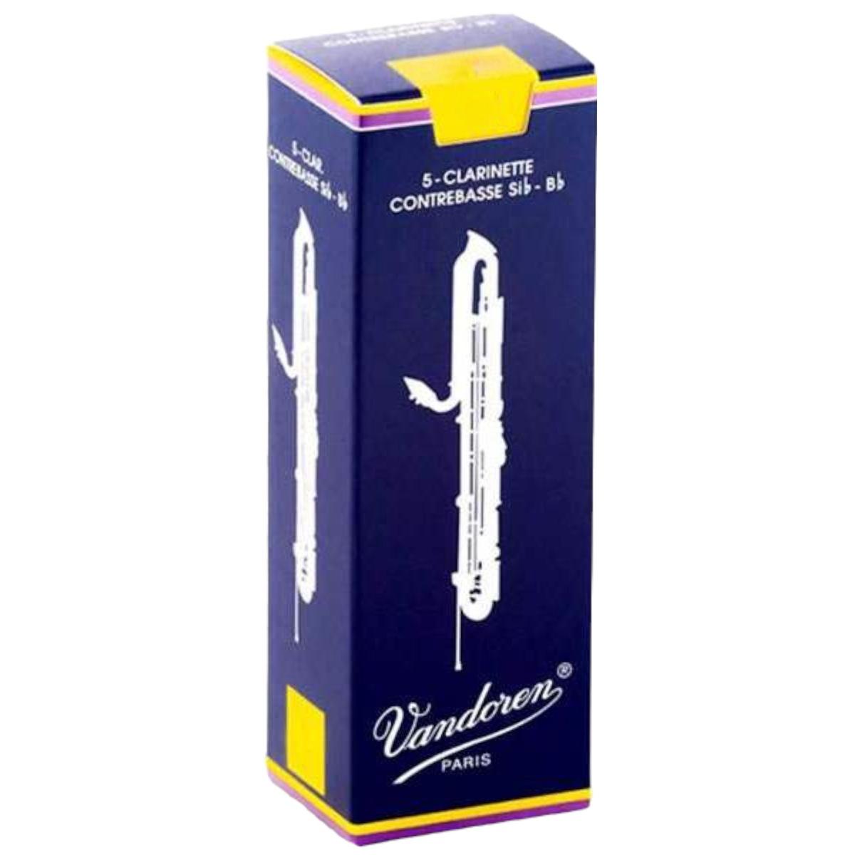 Vandoren traditional blu 5 ance per clarinetto contrabbasso n 3