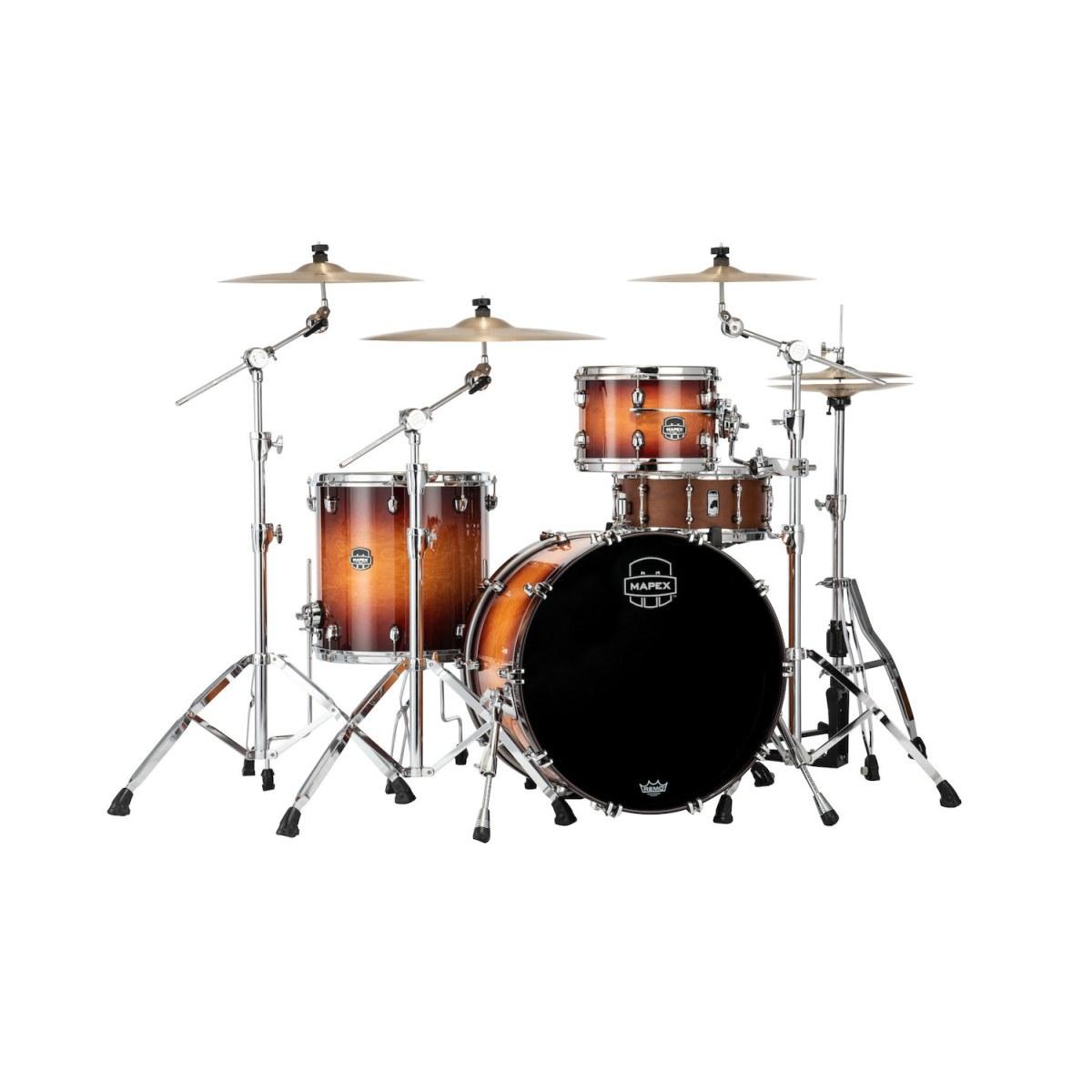 Mapex se426xhpo batteria saturn evo 3 pezzi exotic sunburst