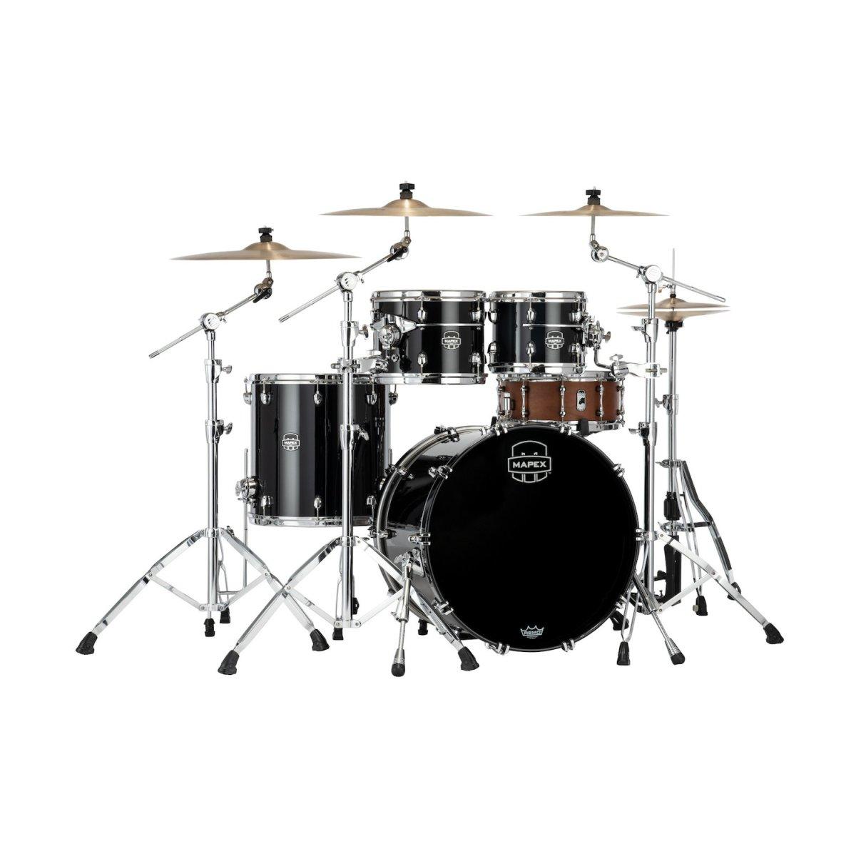 Mapex se529xbpb batteria saturn evo 4 pezzi piano black