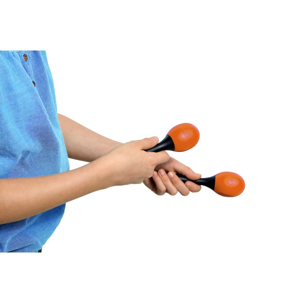 Nino percusion nino569or orange coppia di maracas
