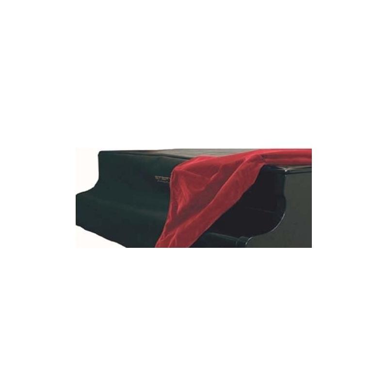 Coperta Liscia Nera Ecopelle per pianoforte a coda lunghezza da 174 cm a 190 cm