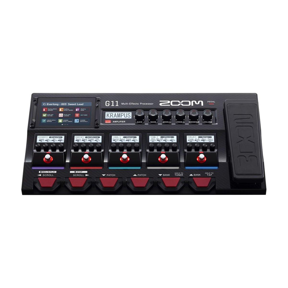 ZOOM G11 - pedaliera multieffetto, amp-simulator, interfaccia audio