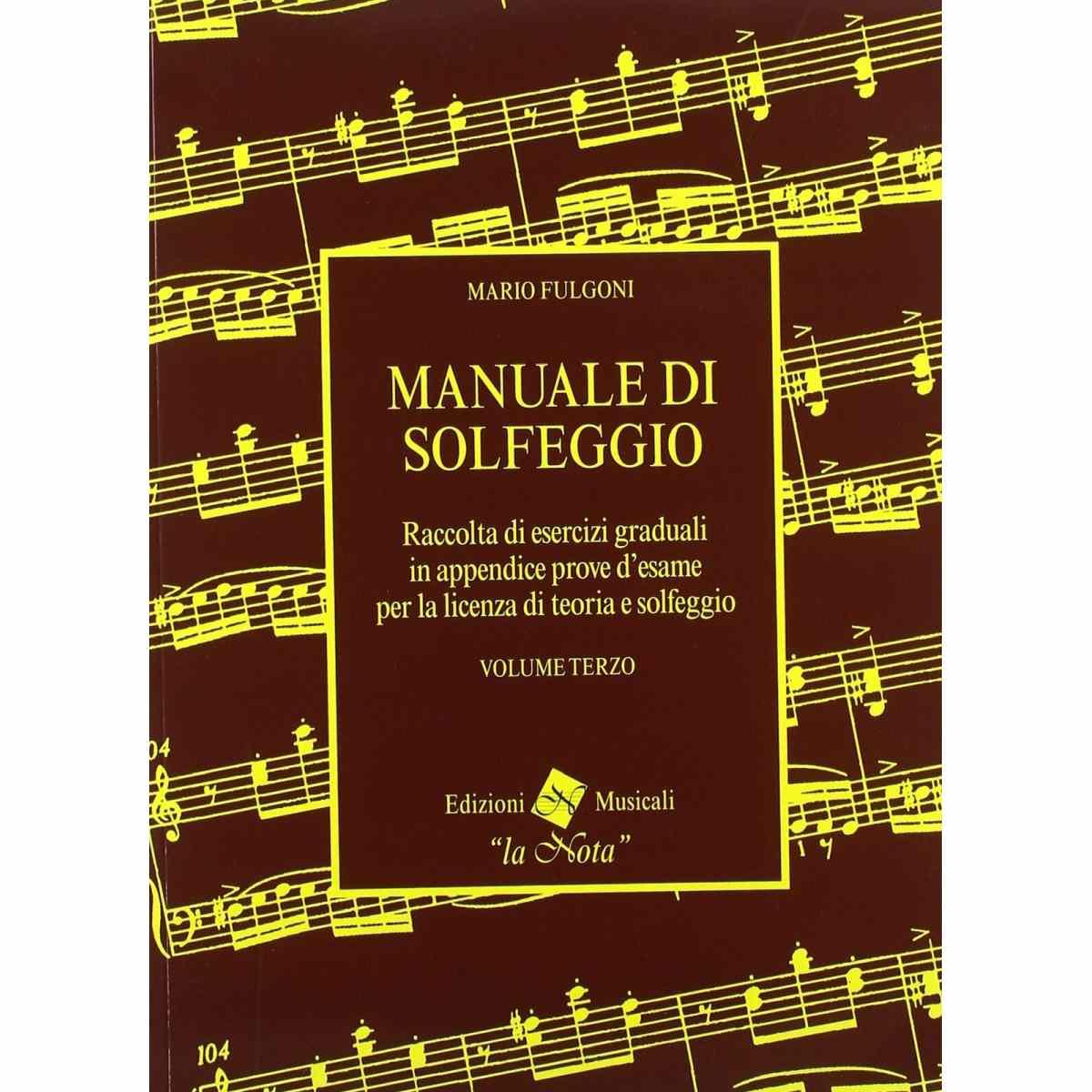 Manuale di solfeggio vol.3 fulgoni