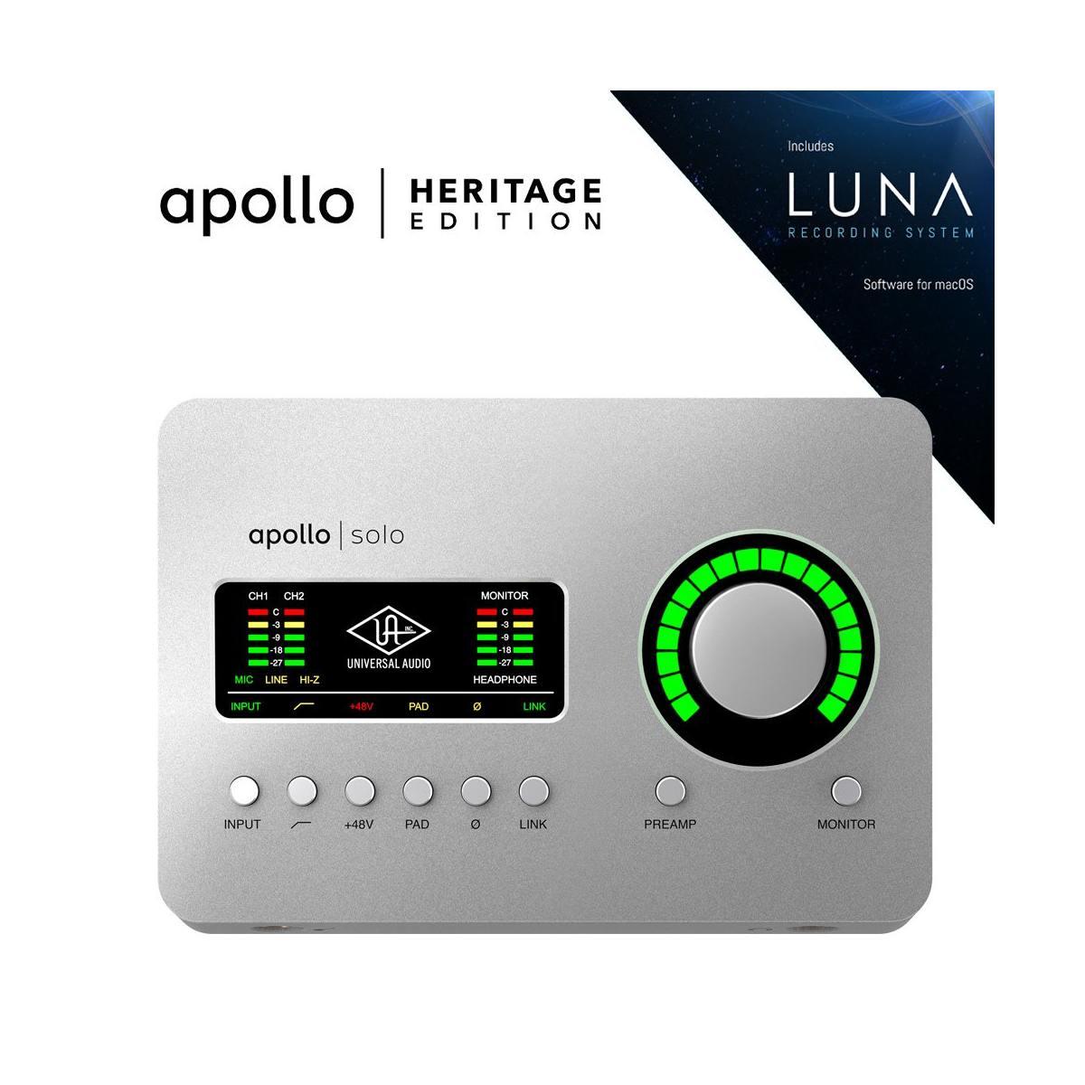 UNIVERSAL AUDIO Apollo Solo TB3 | Heritage Edition