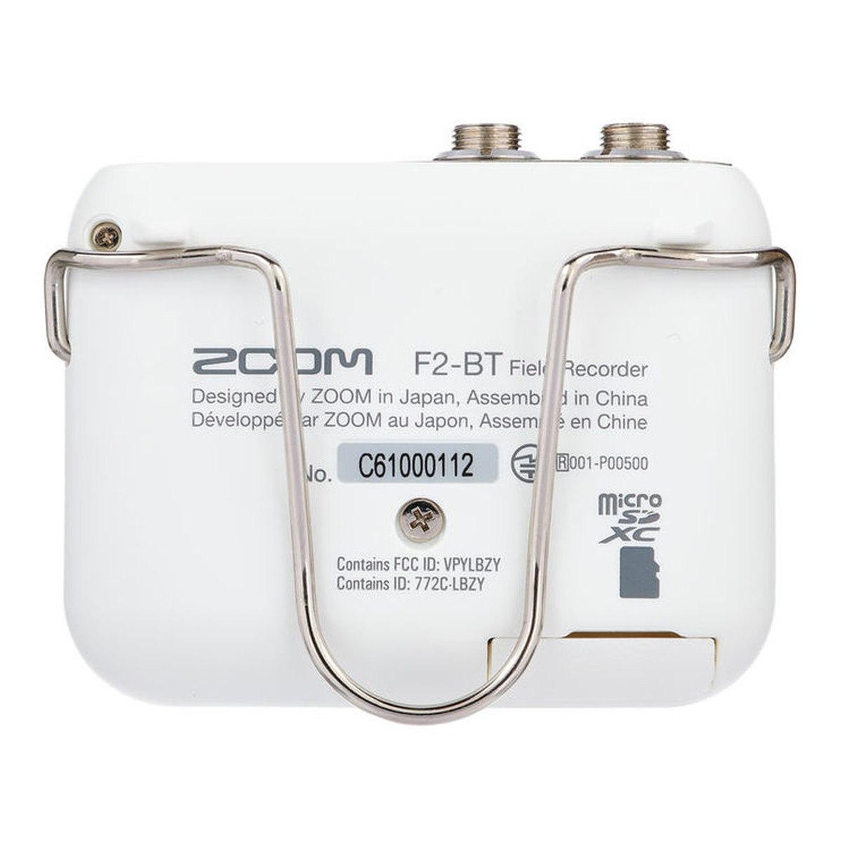 ZOOM F2-BT - field recorder Bluetooth + Microfono lavalier - bianco