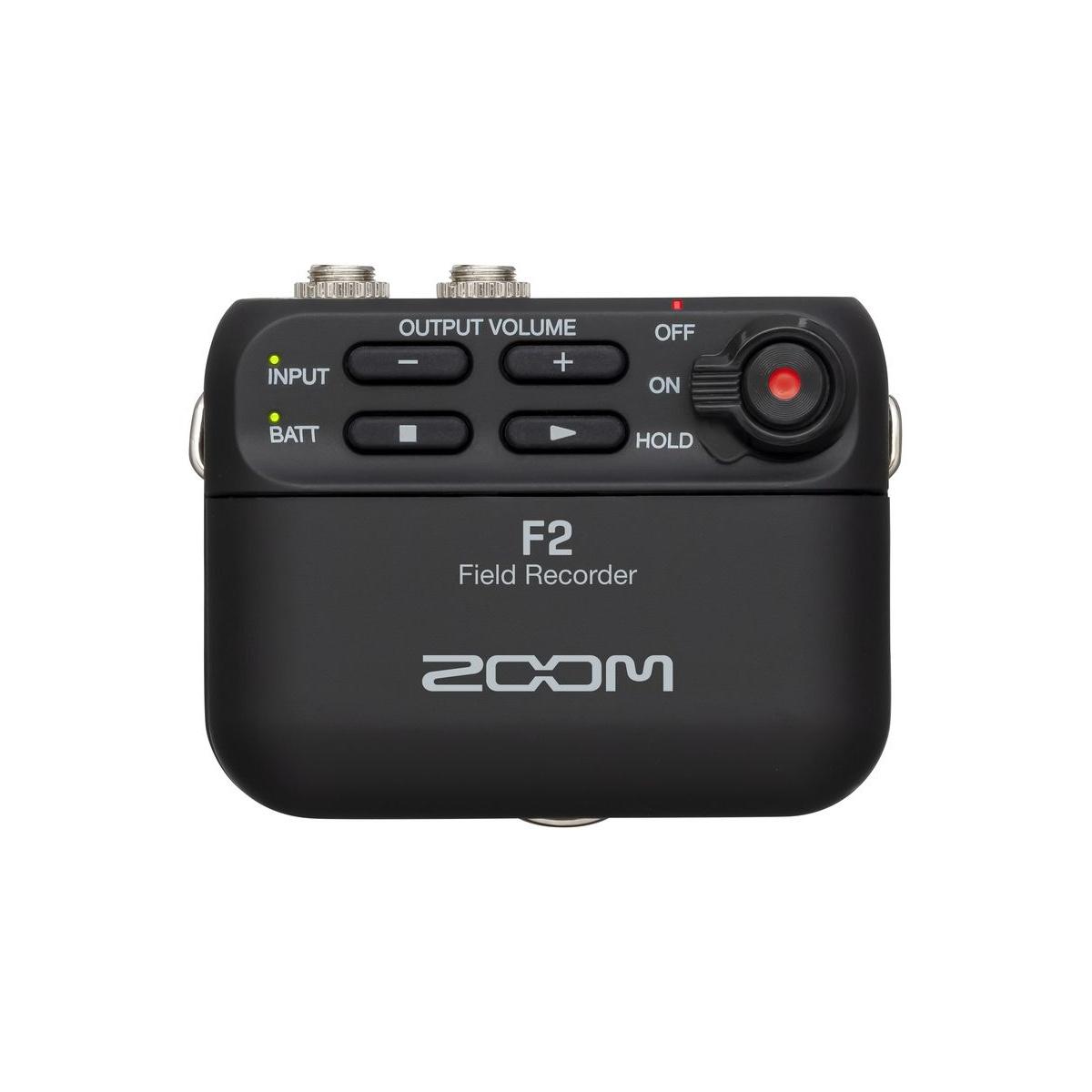 ZOOM F2 - field recorder + Microfono lavalier nero