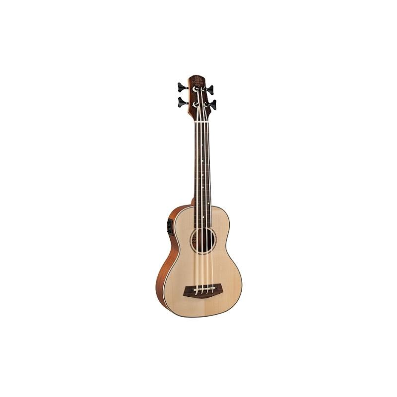 Iki bass ab4fl fretless ukulele basso in abete
