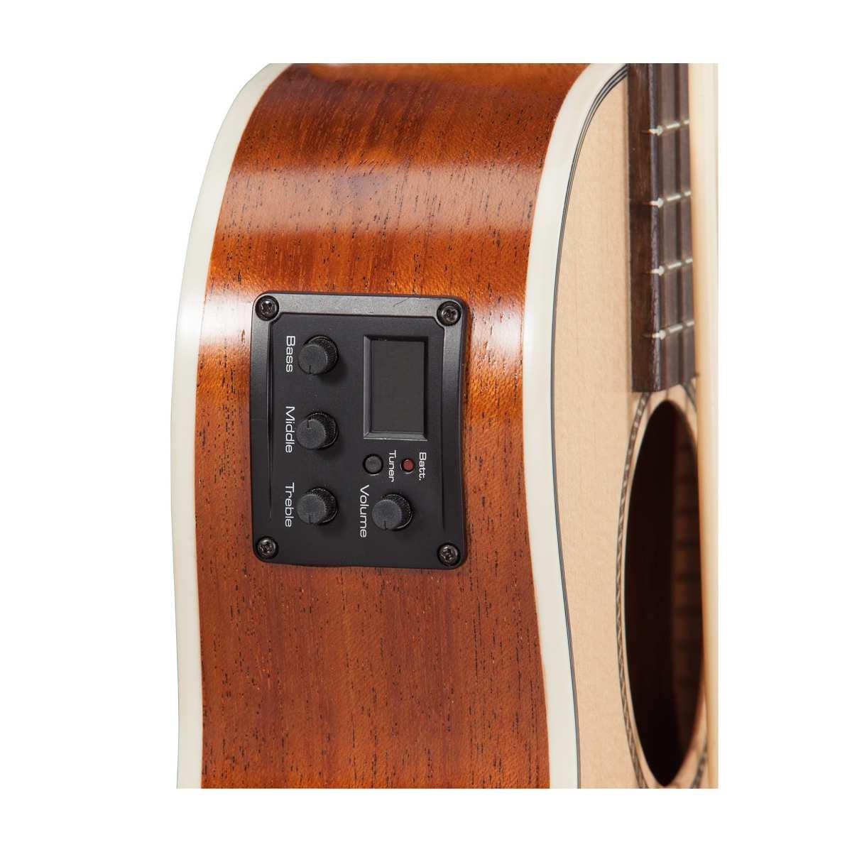 Iki bass ab4fl fretless ukulele basso in abete