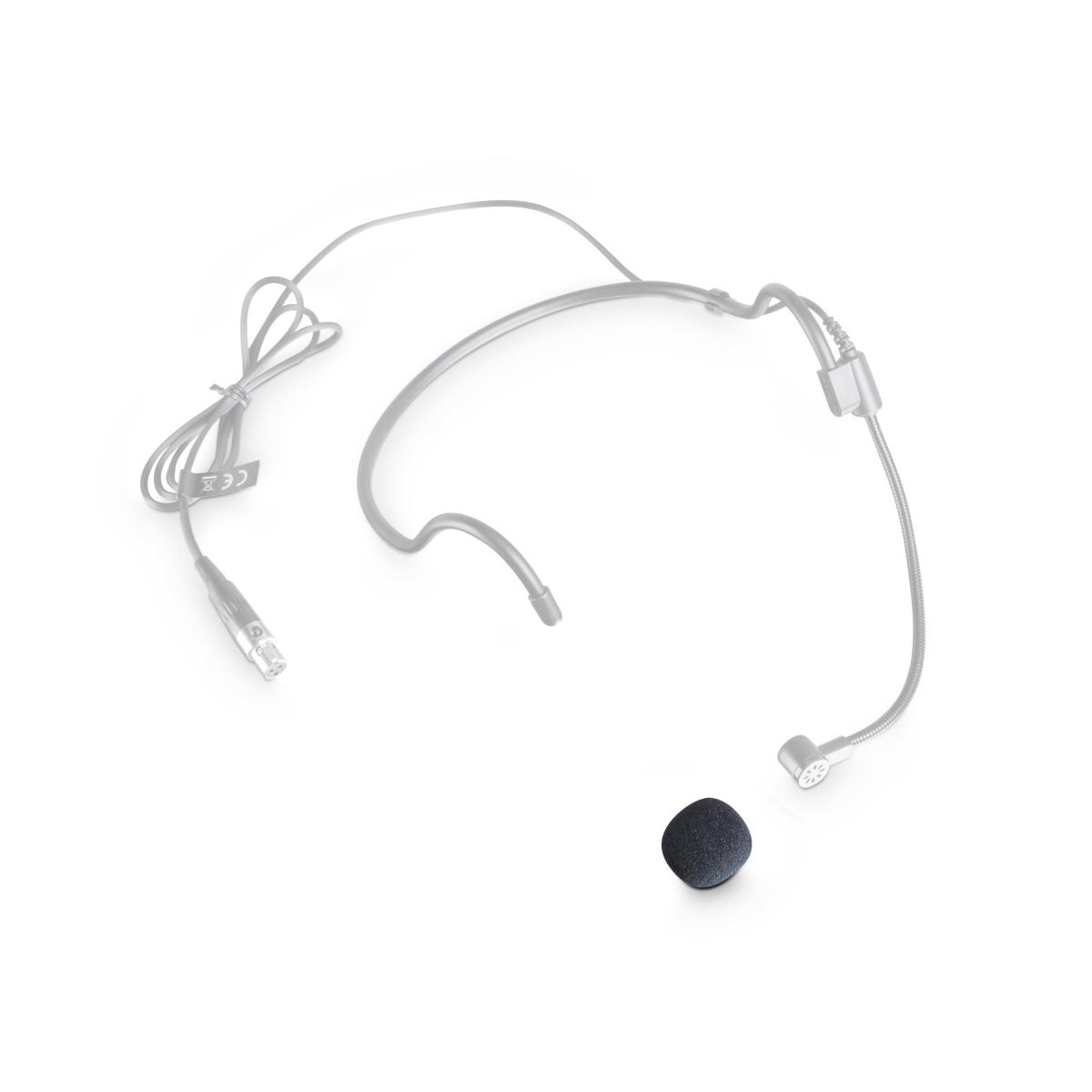 LD SYSTEMS WS 100 MH W - Protezione anti-vento per Cuffie con Microfono LDWS100MH1